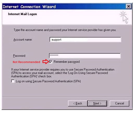 Seaside Communications - Outlook POP3 Email Setup