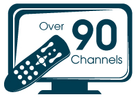 Over 90 Channels Over 90 Channels